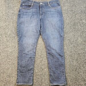 Levi's 311 Shaping Skinny Jeans Women's 33x28 Blue Stretch Denim Mid Rise